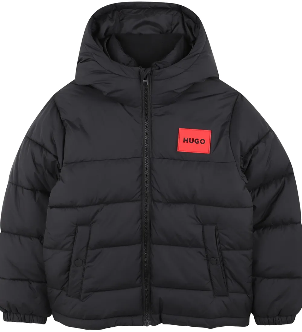 Børn HUGO Overgangsjakker|Dunjakker Og Dynejakker|Dynejakke - Sort