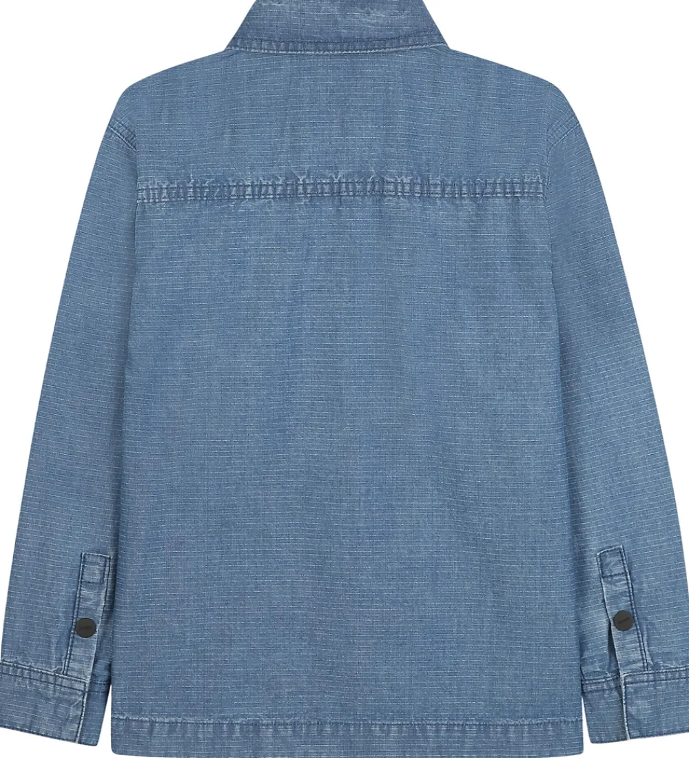 Børn HUGO Skjorter|Skjorte - Denim - Stone Wash