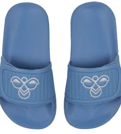 Hummel Badesandaler>Badesandaler - Pool Slide Jr - Lichen Blue