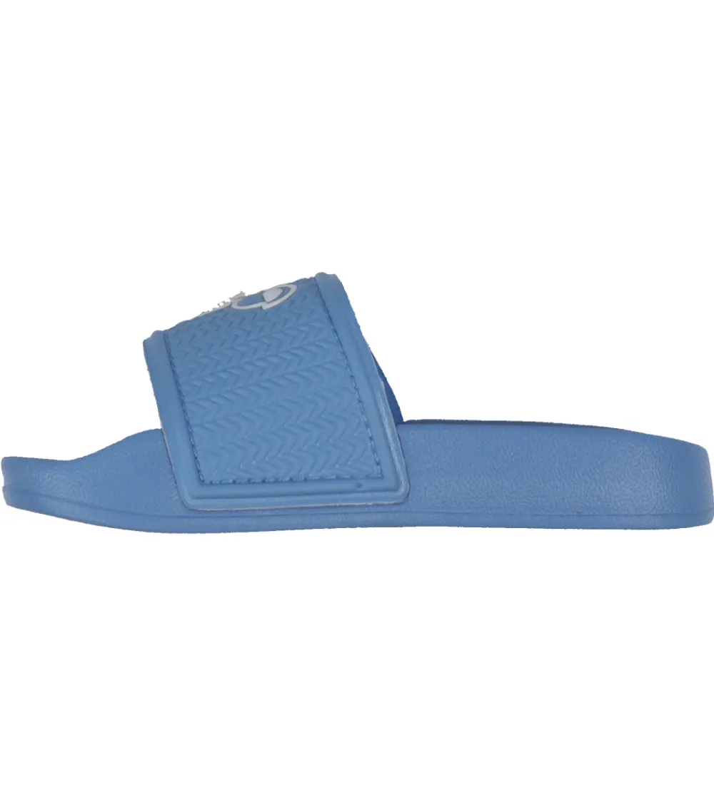 Hummel Badesandaler>Badesandaler - Pool Slide Jr - Lichen Blue