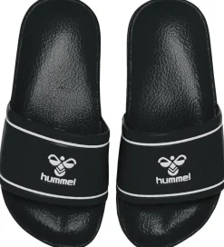 Hummel Badesandaler>Badesandaler - Pool Slide Jr - Sort/Hvid