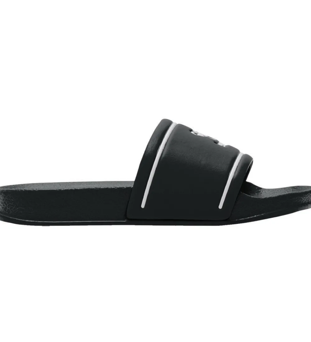 Hummel Badesandaler>Badesandaler - Pool Slide Jr - Sort/Hvid