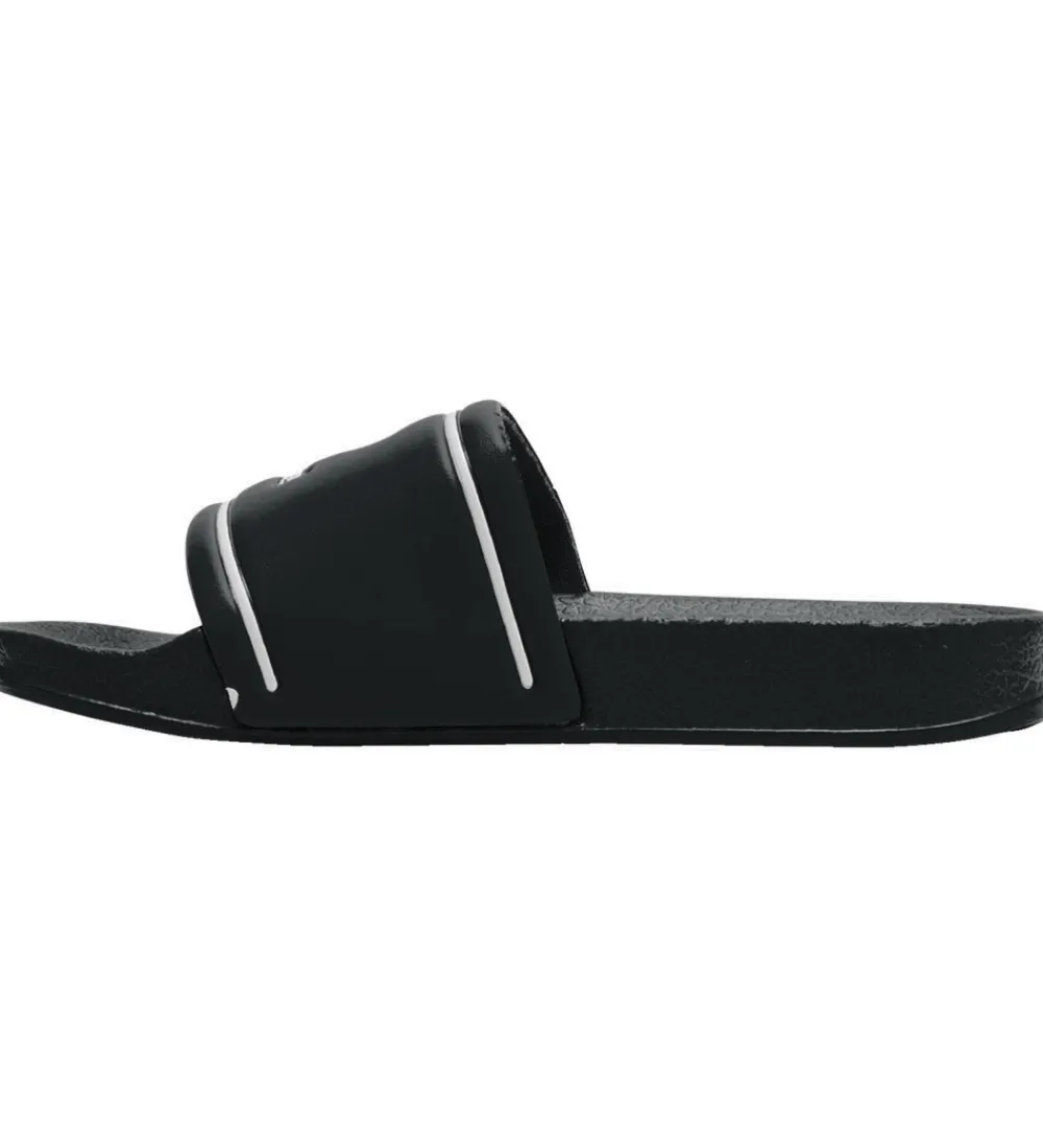 Hummel Badesandaler>Badesandaler - Pool Slide Jr - Sort/Hvid