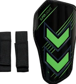 Hummel Benskinner|Fodbold>Benskinner - hmlSHIN Super Light - Black/Green Gecko