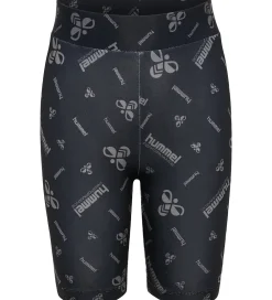 Børn Hummel Shorts Og Knickers>Cykelshorts - hmlJR - Black/Ebony m. Logo