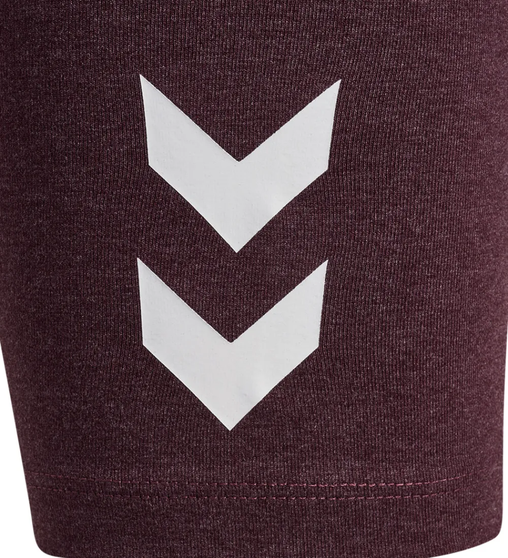 Børn Hummel Shorts Og Knickers|Cykelshorts - HmlJR - Fudge Melange