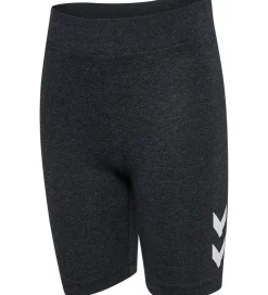 Børn Hummel Shorts Og Knickers>Cykelshorts - hmlJR - Black Melange