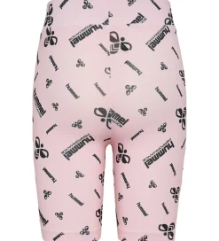 Børn Hummel Shorts Og Knickers>Cykelshorts - hmlJR - Barely Pink m. Logo