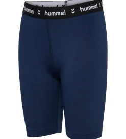 Børn Hummel Shorts Og Knickers>Cykelshorts - hmlJR Pulse - Dress Blues