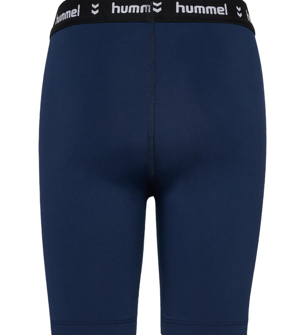 Børn Hummel Shorts Og Knickers>Cykelshorts - hmlJR Pulse - Dress Blues