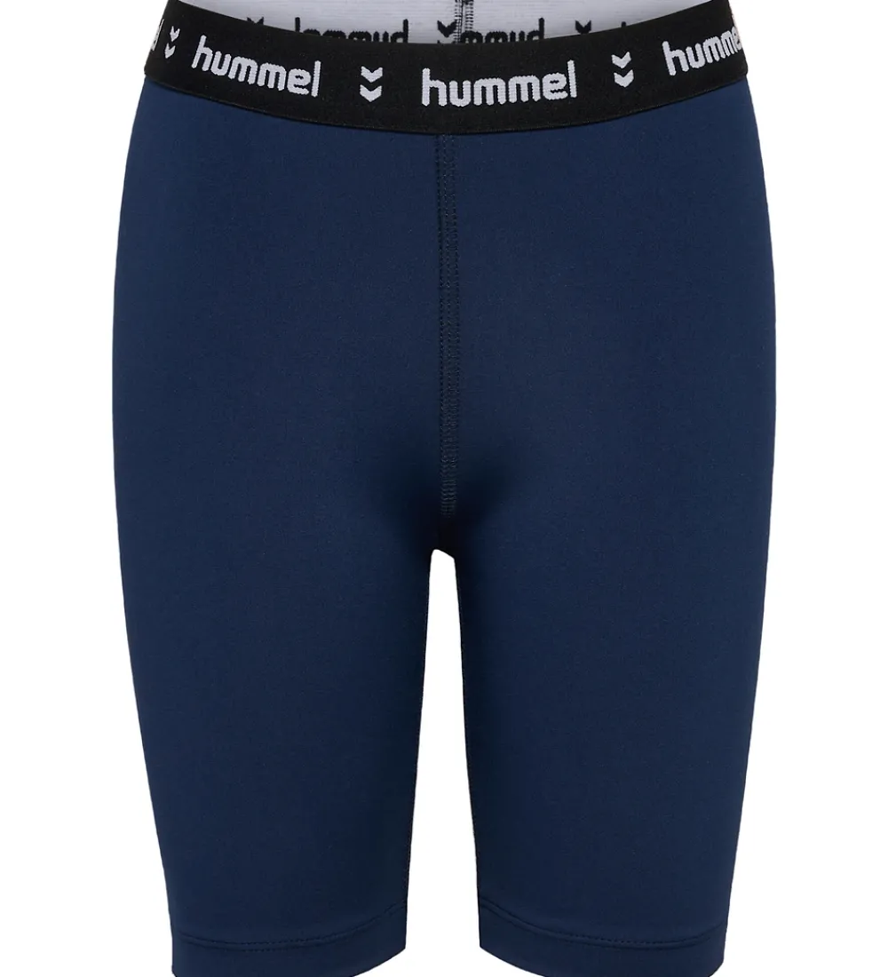 Børn Hummel Shorts Og Knickers>Cykelshorts - hmlJR Pulse - Dress Blues