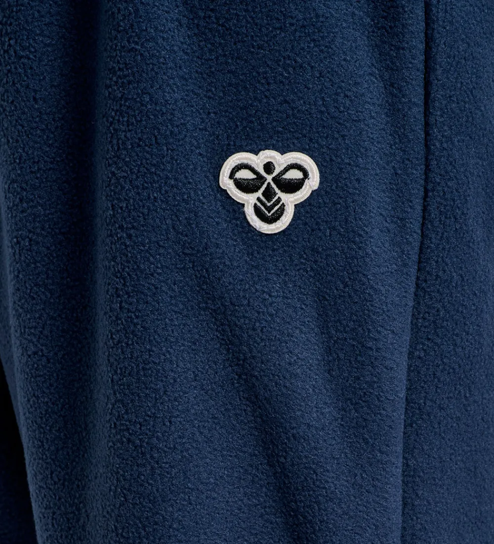 Børn Hummel Fleece>Fleecebukser - HmlJr - Dress Blues