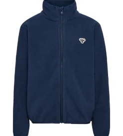 Børn Hummel Fleece|Fleecejakke - hmlJR - Dress Blues