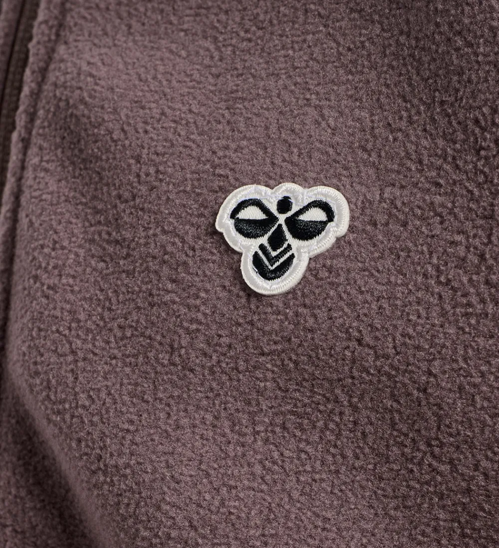 Børn Hummel Fleece>Fleecejakke - hmlJR - Peppercorn