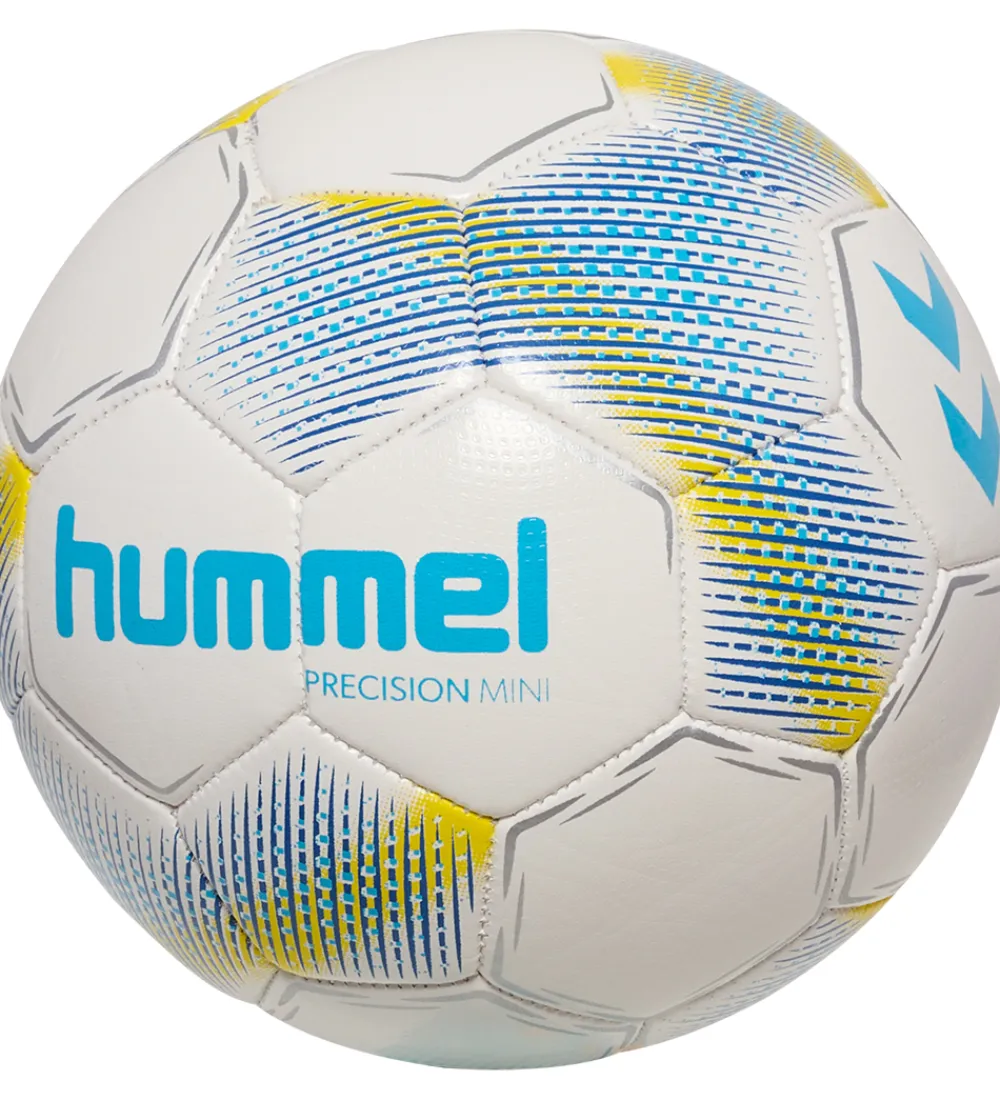 Hummel Teamsport Bolde|Fodbolde|Hummel Fodbold - HmlPrecision Mini - Hvid/Blå/Gul