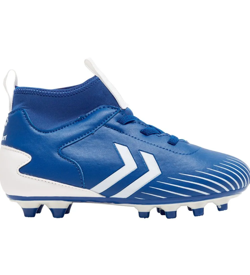 Hummel Fodboldstøvler - Græs (Fg)|Fodboldstøvler - Prestige F.G Jr - Blå