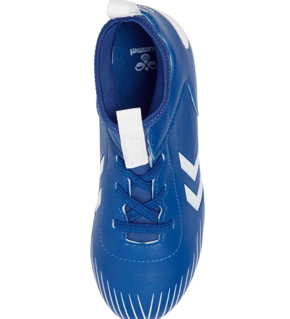 Hummel Fodboldstøvler - Græs (Fg)|Fodboldstøvler - Prestige F.G Jr - Blå