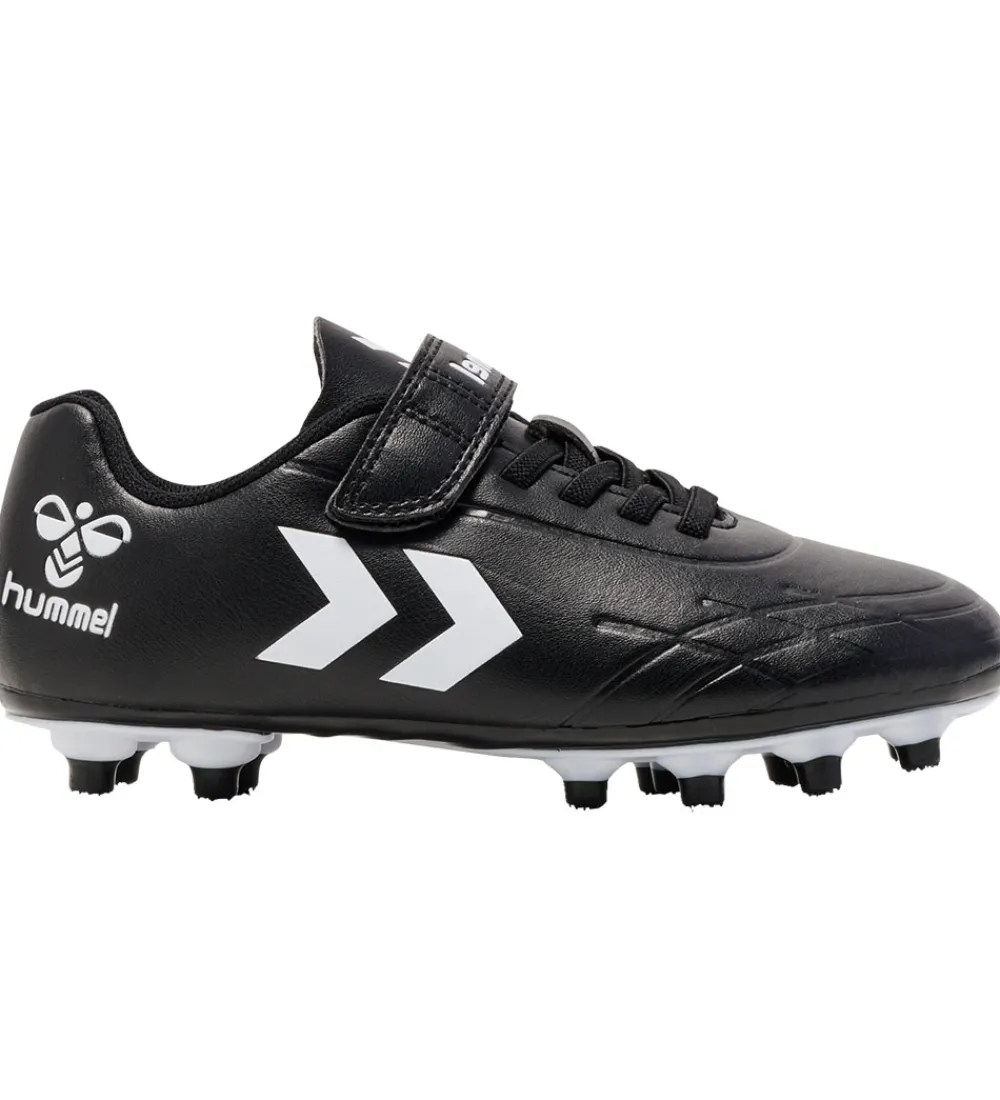 Hummel Fodboldstøvler - Græs (Fg)|Fodboldstøvler - Top Star F.G. JR - Sort