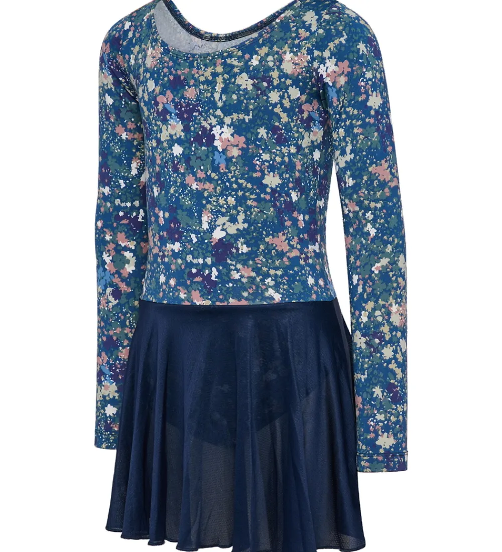 Hummel Gymnastiktøj|Træning Og Gymnastik>Gymnastikdragt - HmlJR Mix Gym - Dress Blues/Riverside