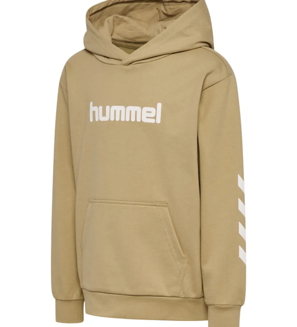 Børn Hummel Hættetrøjer|Hættetrøje - HmlJR - Cornstalk m. Logo