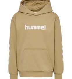 Børn Hummel Hættetrøjer|Hættetrøje - HmlJR - Cornstalk m. Logo