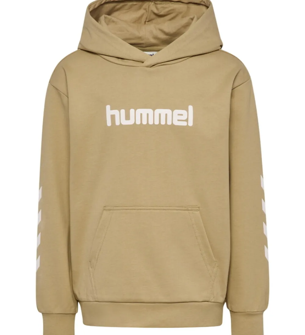 Børn Hummel Hættetrøjer|Hættetrøje - HmlJR - Cornstalk m. Logo