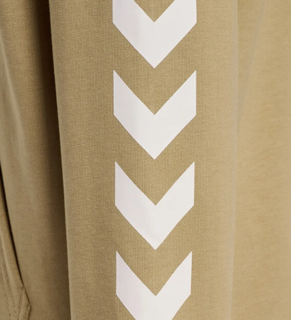 Børn Hummel Hættetrøjer|Hættetrøje - HmlJR - Cornstalk m. Logo