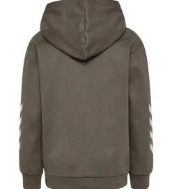 Børn Hummel Hættetrøjer|Hættetrøje - HmlJR - Dark Night m. Logo