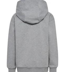 Børn Hummel Hættetrøjer|Hættetrøje - HmlJR - Gråmeleret