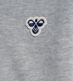 Børn Hummel Hættetrøjer|Hættetrøje - HmlJR - Gråmeleret