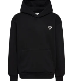 Børn Hummel Hættetrøjer>Hættetrøje - HmlJR - Sort m. Logo