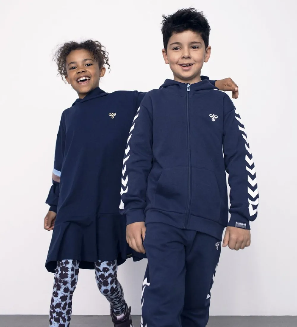 Hummel Træningsbukser>Leggings - hmlBadia - Blå/Sort