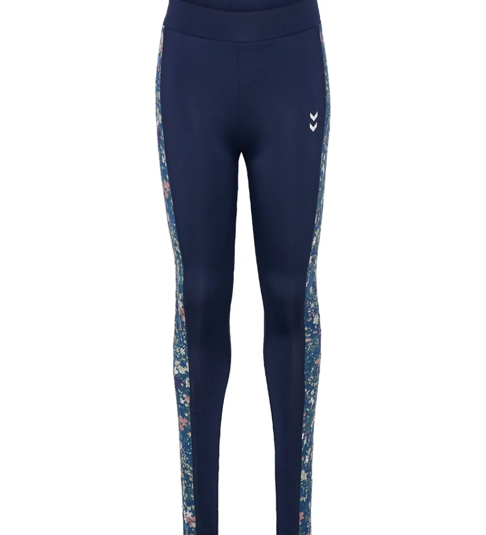 Hummel Træningsbukser|Gymnastiktøj>Leggings - HmlJR Mix - Dress Blues/Riverside