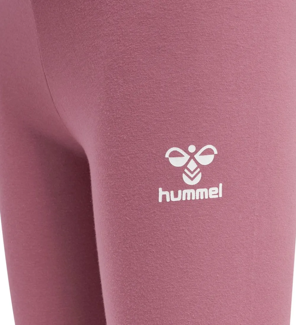 Hummel Gymnastiktøj>Leggings - hmlOnze - Heather Rose