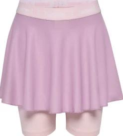 Børn Hummel Nederdele|Nederdel m. Cykelshorts - HmlJR Gym - Lavender Mist