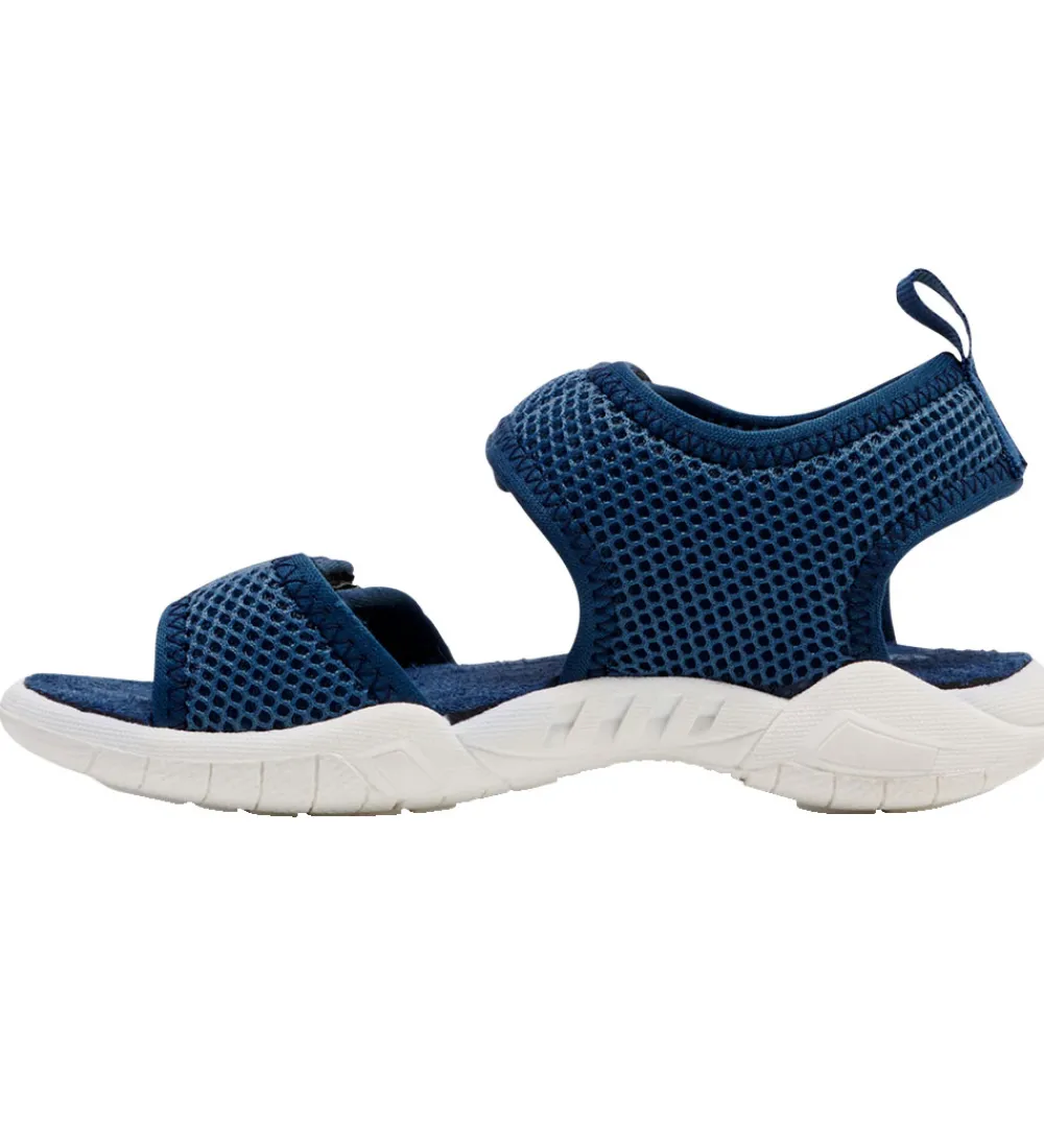 Hummel Blinkesko>Sandaler m. Lys - Flash - Legion Blue