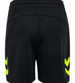 Børn Hummel Shorts Og Knickers|Shorts - hmlLead 2.0 - Black/Green Gecko