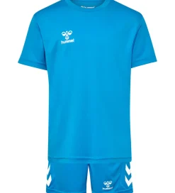 Hummel Træningssæt|Shorts/T-shirt - hmlLogo - Diva Blue