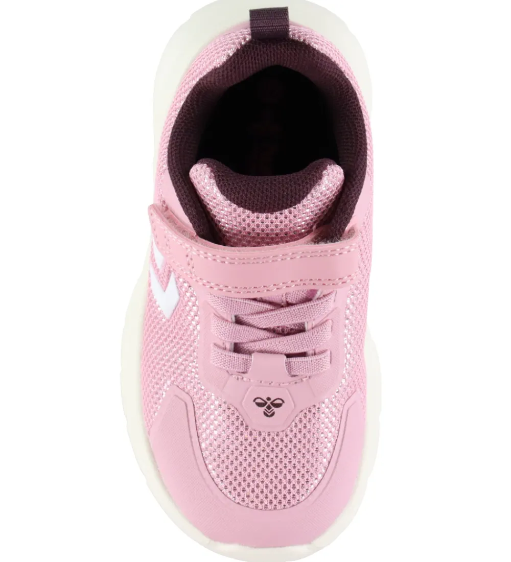 Børn Hummel Sneakers|Børnesko Og Babysko|Sko - Actus TR Breather Glitter Jr - Pink Nectar
