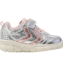 Børn Hummel Sneakers|Børnesko Og Babysko>Sko - Crosslite Glitter Infant - Silver