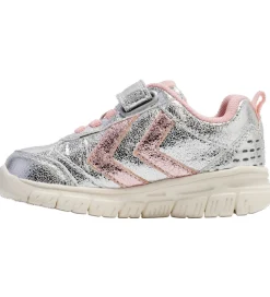 Børn Hummel Sneakers|Børnesko Og Babysko>Sko - Crosslite Glitter Infant - Silver