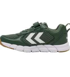 Børn Hummel Sneakers|Børnesko Og Babysko|Sko - Speed JR - Mørkegrøn