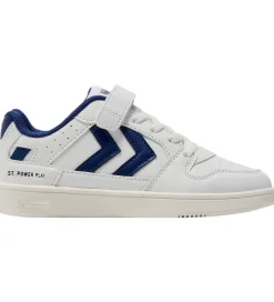 Børn Hummel Sneakers|Børnesko Og Babysko|Sko - ST Power Play JR - Hvid/Blå