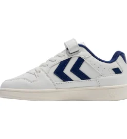 Børn Hummel Sneakers|Børnesko Og Babysko|Sko - ST Power Play JR - Hvid/Blå