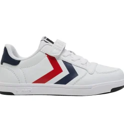 Børn Hummel Sneakers|Børnesko Og Babysko>Sko - Stadil Light Quick JR - Velcro - White