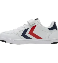 Børn Hummel Sneakers|Børnesko Og Babysko>Sko - Stadil Light Quick JR - Velcro - White
