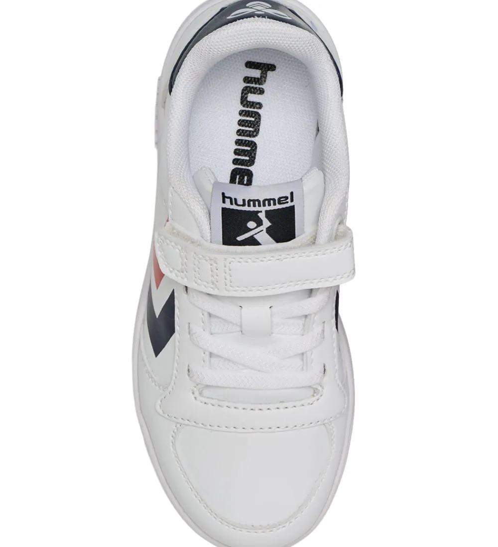 Børn Hummel Sneakers|Børnesko Og Babysko>Sko - Stadil Light Quick JR - Velcro - White