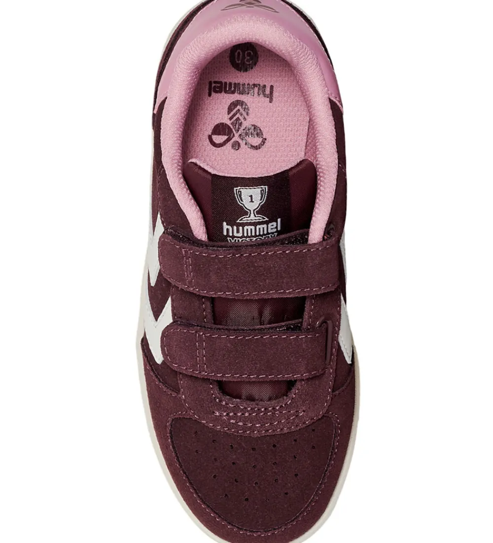 Børn Hummel Sneakers|Børnesko Og Babysko|Sko - Victory Suede II - Vineyard Wine
