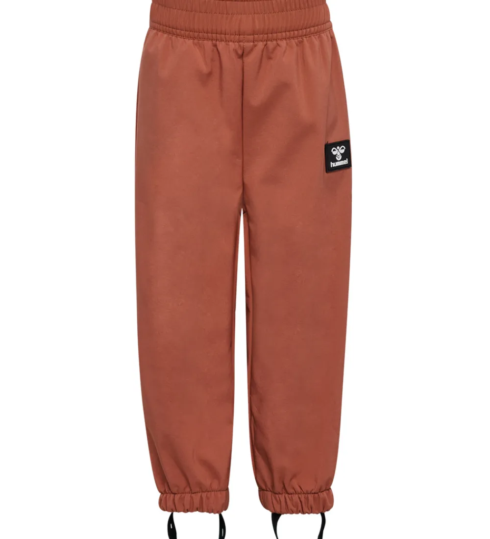 Børn Hummel Softshell|Softshellbukser m. Fleece - hmlJupitor Tex Mini - Copper