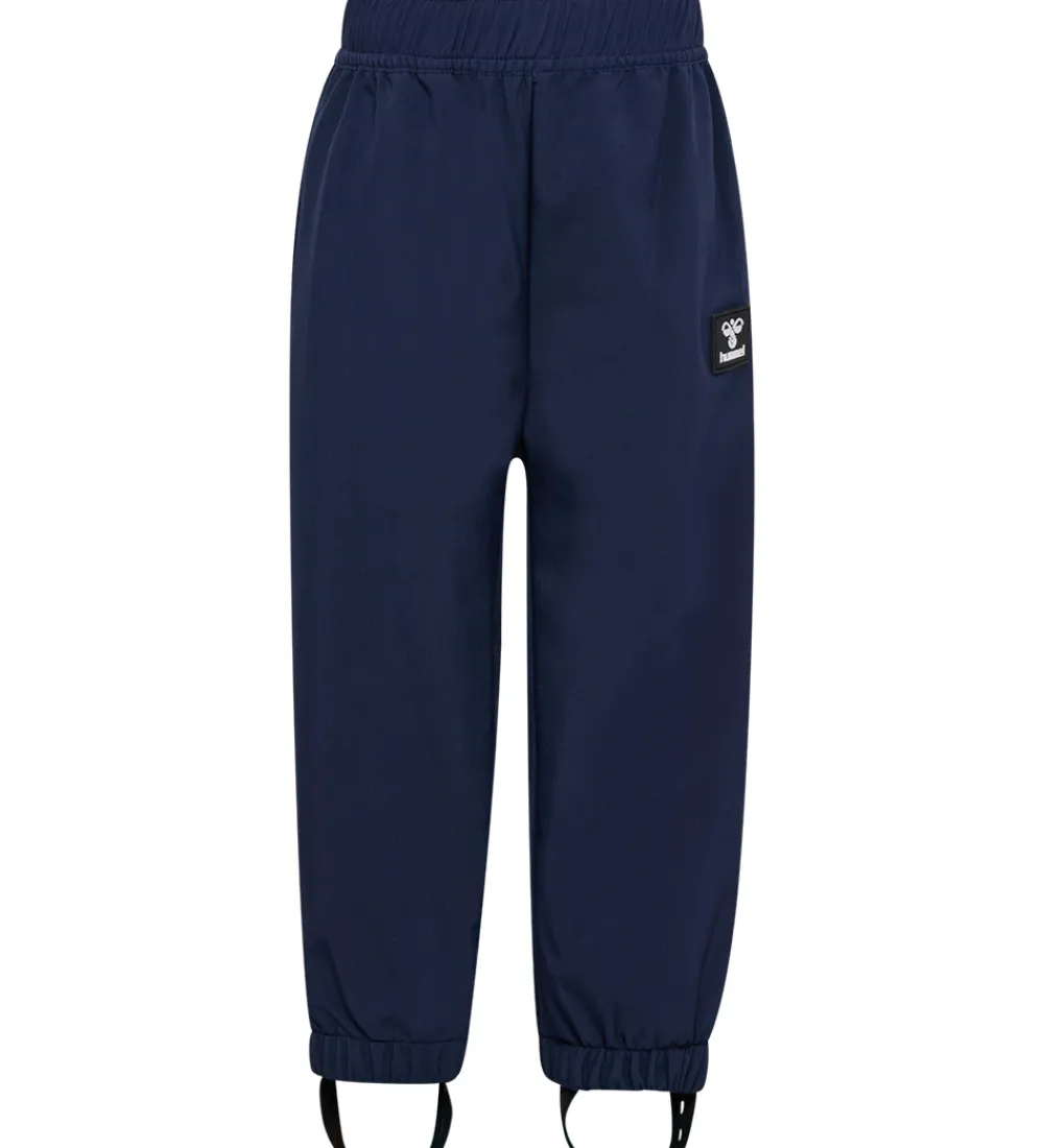 Børn Hummel Softshell>Softshellbukser m. Fleece - hmlJupitor - Black Iris